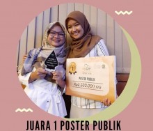 Pemenang Poster Publik di Temu Ilmiah Nasional (TEMILNAS) 2019 di UNS Surakarta